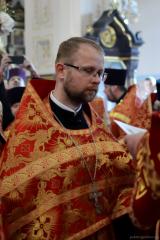 Архиепископ Артемий возглавил Пасхальную вечерню в кафедральном соборе Гродно