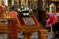 Архіепіскап Арцемій узначаліў Бажэственную літургію ў Пакроўскім саборы