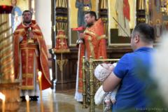 Архіепіскап Арцемій узначаліў Бажэственную літургію ў Пакроўскім саборы