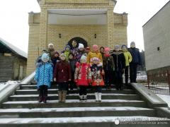 Школьники посетили храм Преображения Господня г. п. Сопоцкин