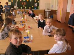 Майстар-клас "Абраз вачыма іканапісца" для вучняў школы №20 правяла кіраўнік іканапіснай студыі Пакроўскага сабора