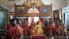 В храме деревни Турейск состоялось соборное богослужение духовенства Щучинского благочиния