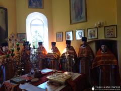 В храме деревни Колонтаи состоялось соборное богослужение священнослужителей Волковысского благочиния