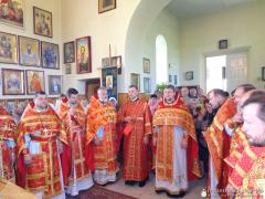 В храме деревни Колонтаи состоялось соборное богослужение священнослужителей Волковысского благочиния