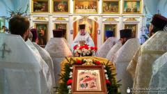 В храме деревни Рожанка состоялось соборное богослужение Щучинского благочиния