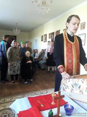 Священники посетили дом-интернат для психоневрологических больных деревни Вертелишки Священники посетили дом-интернат для психоневрологических больных деревни Вертелишки