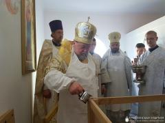 Архиепископ Артемий совершил освящение храма в честь иконы Божией Матери «Скоропослушница» деревни Голубы Архиепископ Артемий совершил освящение храма в честь иконы Божией Матери «Скоропослушница» деревни Голубы