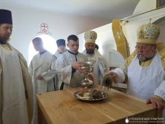 Архиепископ Артемий совершил освящение храма в честь иконы Божией Матери «Скоропослушница» деревни Голубы Архиепископ Артемий совершил освящение храма в честь иконы Божией Матери «Скоропослушница» деревни Голубы
