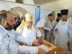 Архиепископ Артемий совершил освящение храма в честь иконы Божией Матери «Скоропослушница» деревни Голубы Архиепископ Артемий совершил освящение храма в честь иконы Божией Матери «Скоропослушница» деревни Голубы