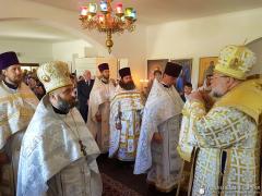 Архиепископ Артемий совершил освящение храма в честь иконы Божией Матери «Скоропослушница» деревни Голубы Архиепископ Артемий совершил освящение храма в честь иконы Божией Матери «Скоропослушница» деревни Голубы