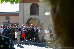 Сад мира «Сирень Победы» у стен древней Коложской церкви пополнился новыми «пасхалиями»