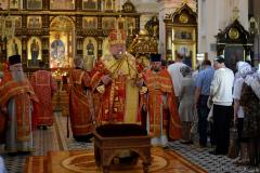 Архіепіскап Арцемій узначаліў Бажэственную літургію ў Пакроўскім саборы Архіепіскап Арцемій узначаліў Бажэственную літургію ў Пакроўскім саборы