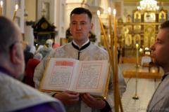 Напярэдадні свята Узнясення Гасподняга архіепіскап Арцемій здзейсніў усяночнае трыванне ў кафедральным саборы Гродна Напярэдадні свята Узнясення Гасподняга архіепіскап Арцемій здзейсніў усяночнае трыванне ў кафедральным саборы Гродна