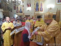 Архиепископ Артемий совершил литургию в малом храме прихода святых равноапостольных Мефодия и Кирилла города Волковыска Архиепископ Артемий совершил литургию в малом храме прихода святых равноапостольных Мефодия и Кирилла города Волковыска