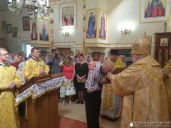 Архиепископ Артемий совершил литургию в малом храме прихода святых равноапостольных Мефодия и Кирилла города Волковыска Архиепископ Артемий совершил литургию в малом храме прихода святых равноапостольных Мефодия и Кирилла города Волковыска