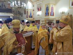 Архиепископ Артемий совершил литургию в малом храме прихода святых равноапостольных Мефодия и Кирилла города Волковыска Архиепископ Артемий совершил литургию в малом храме прихода святых равноапостольных Мефодия и Кирилла города Волковыска