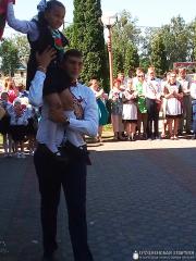 Настоятель храма агрогородка Деречин принял участие в торжественной линейке Настоятель храма агрогородка Деречин принял участие в торжественной линейке