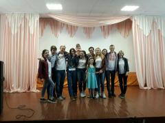 Велікодны канцэрт для насельнікаў дома-інтэрната ў Верцялішках падрыхтавала моладзевае братэрства Пакроўскага сабора