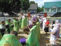 Соборное богослужение священнослужителей Щучинского благочиния в храме поселка Радунь Соборное богослужение священнослужителей Щучинского благочиния в храме поселка Радунь