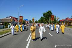 Крестный ход в честь Собора Всех Белорусских Святых в городе Мосты Крестный ход в честь Собора Всех Белорусских Святых в городе Мосты