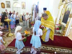 Престольный праздник в храме деревни Верейки Престольный праздник в храме деревни Верейки