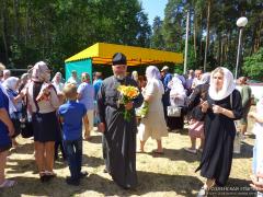 Престольный праздник в храме деревни Верейки Престольный праздник в храме деревни Верейки