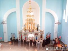 Соборное богослужение священнослужителей Скидельского благочиния в агрогородке Обухово