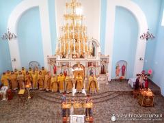 Соборное богослужение священнослужителей Скидельского благочиния в агрогородке Обухово