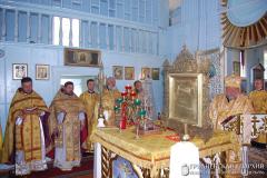 Архиепископ Артемий совершил литургию в храме деревни Лаша