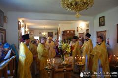 Архиепископ Артемий совершил литургию в храме деревни Гожа