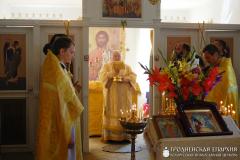 Архиепископ Артемий совершил литургию в храме деревни Гожа