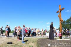 В деревне Бондари установили поклонный крест В деревне Бондари установили поклонный крест