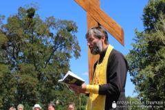 В деревне Бондари установили поклонный крест В деревне Бондари установили поклонный крест