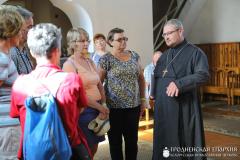 Храм поселка Зельва посетили туристы, участники велопробега из Германии Храм поселка Зельва посетили туристы, участники велопробега из Германии