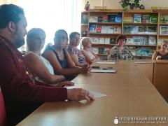 Настоятель прихода агрогородка Обухово встретился с представителями дома культуры Настоятель прихода агрогородка Обухово встретился с представителями дома культуры