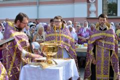 Святкаванне Паходжання Пачэсных Дрэў Жыватворчага Крыжа Гасподняга ў Пакроўскім саборы Святкаванне Паходжання Пачэсных Дрэў Жыватворчага Крыжа Гасподняга ў Пакроўскім саборы