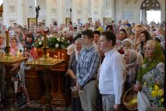 У дзень святкавання Праабражэння Гасподняга Архіепіскап Арцемій узначаліў літургію ў Пакроўскім саборы У дзень святкавання Праабражэння Гасподняга Архіепіскап Арцемій узначаліў літургію ў Пакроўскім саборы