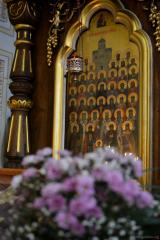 У дзень аддання свята Праабражэння Гасподняга архіепіскап Арцемій узначаліў літургію ў Пакроўскім саборы У дзень аддання свята Праабражэння Гасподняга архіепіскап Арцемій узначаліў літургію ў Пакроўскім саборы