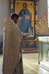 У дзень аддання свята Праабражэння Гасподняга архіепіскап Арцемій узначаліў літургію ў Пакроўскім саборы У дзень аддання свята Праабражэння Гасподняга архіепіскап Арцемій узначаліў літургію ў Пакроўскім саборы