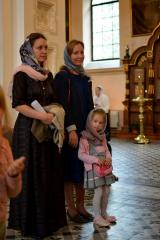 У дзень аддання свята Праабражэння Гасподняга архіепіскап Арцемій узначаліў літургію ў Пакроўскім саборы У дзень аддання свята Праабражэння Гасподняга архіепіскап Арцемій узначаліў літургію ў Пакроўскім саборы