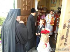 Архиепископ Артемий совершил литургию в малом храме прихода преподобномученика Серафима Жировицкого города Гродно Архиепископ Артемий совершил литургию в малом храме прихода преподобномученика Серафима Жировицкого города Гродно