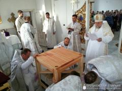 Архиепископ Артемий совершил чин освящения обновленного храма в честь святой преподобной Марфы города Гродно Архиепископ Артемий совершил чин освящения обновленного храма в честь святой преподобной Марфы города Гродно