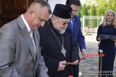 Архиепископ Артемий осуществил спецгашение марки с изображением Коложи Архиепископ Артемий осуществил спецгашение марки с изображением Коложи