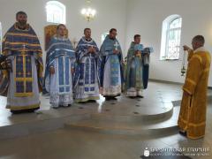 В храме Преображения Господня поселка Сопоцкин состоялось соборное богослужение духовенства Скидельского благочиния В храме Преображения Господня поселка Сопоцкин состоялось соборное богослужение духовенства Скидельского благочиния