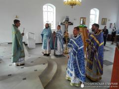В храме Преображения Господня поселка Сопоцкин состоялось соборное богослужение духовенства Скидельского благочиния В храме Преображения Господня поселка Сопоцкин состоялось соборное богослужение духовенства Скидельского благочиния