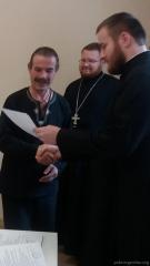 Слухачам катэхізічных курсаў пры Пакроўскім саборы ўручылі пасведчанні аб заканчэнні 1-га года другой ступені Слухачам катэхізічных курсаў пры Пакроўскім саборы ўручылі пасведчанні аб заканчэнні 1-га года другой ступені