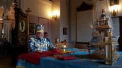 Архіепіскап Арцемій узначаліў у Пакроўскім саборы літургію Архіепіскап Арцемій узначаліў у Пакроўскім саборы літургію