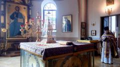 На свята Уздвіжання Крыжа Гасподняга архіепіскап Арцемій узначаліў літургію ў Пакроўскім саборы