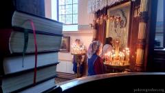 На свята Уздвіжання Крыжа Гасподняга архіепіскап Арцемій узначаліў літургію ў Пакроўскім саборы