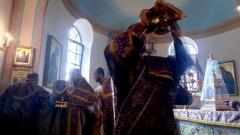 На свята Уздвіжання Крыжа Гасподняга архіепіскап Арцемій узначаліў літургію ў Пакроўскім саборы